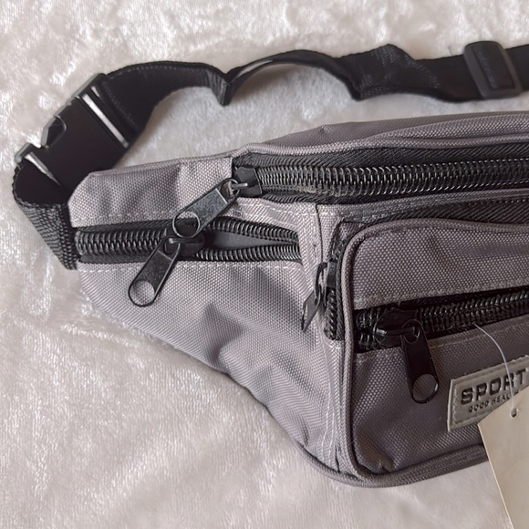 Gray black fanny pack - Picture 2 of 5